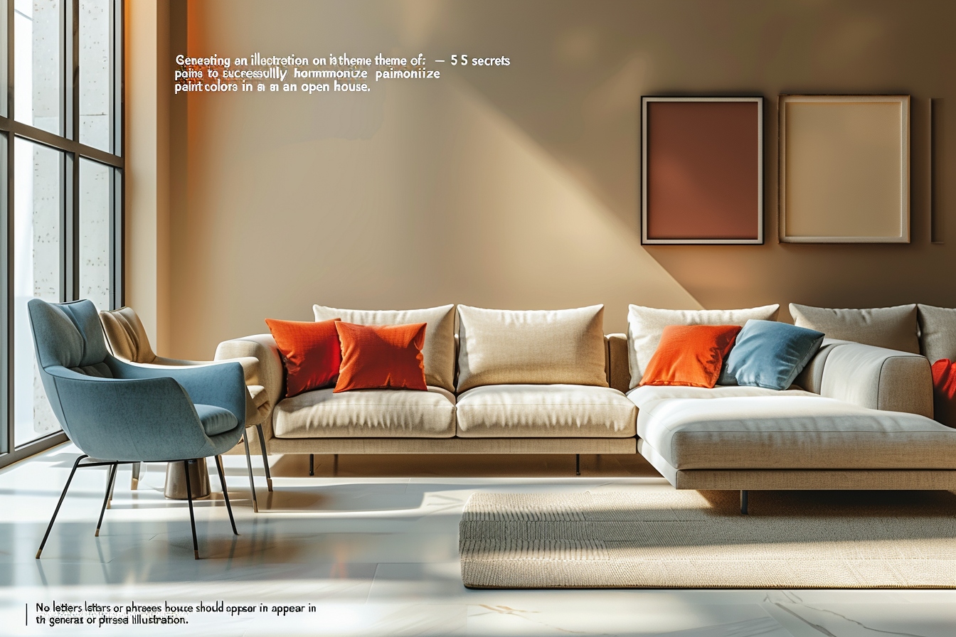 Conseils pratiques sur comment harmoniser les couleurs de peinture dans une maison ouverte pour un espace harmonieux et lumineux